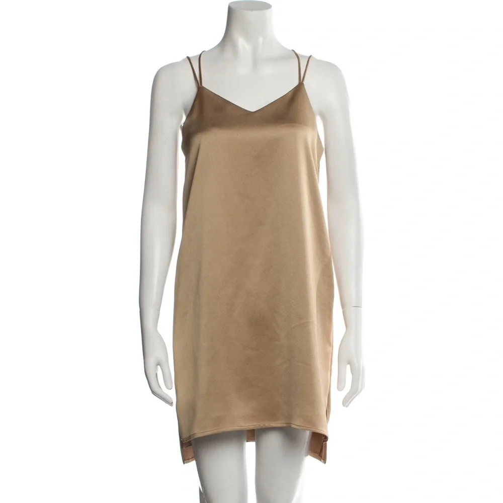 Halston heritage strappy satin slip dress - Picture 2 of 8